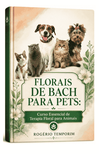 Capa do e-book Florais de Bach para Pets
