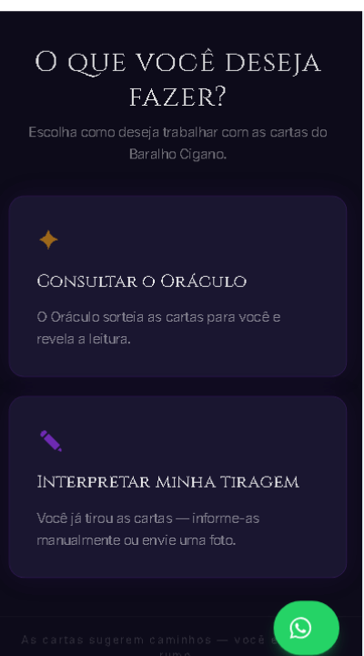 Interface do aplicativo Professor Rogério Virtual em uso
